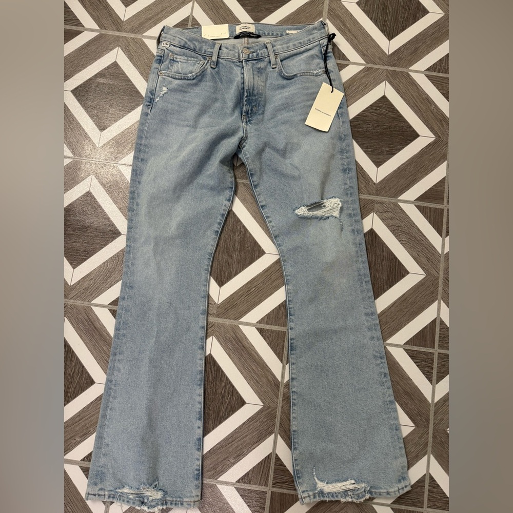 NWT Citizens Of Humanity mid rise slim boot size 26